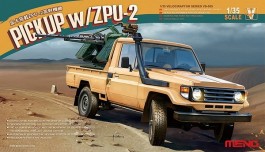 Pick-Up Toyota Hilux with ZPU-2 Anti-Aircarft Cannon - MENG Pick-Up Toyota Hilux with ZPU-2 Anti-Aircarft Cannon - MENG
