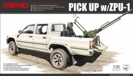 Pick-Up Toyota Hilux with ZU-1 Anti-Aircarft Cannon - MENG Pick-Up Toyota Hilux with ZU-1 Anti-Aircarft Cannon - MENG