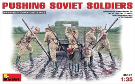 Pushing Soviet Soldiers - MINIART Pushing Soviet Soldiers - MINIART