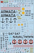 Set Decais S-2 Tracker - Malvinas / Falklands - FCM DECAIS