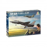 Set Top Gun - F-14D Tomcat e A-4 F Skyhawk - 2 kits neste Co - ITALERI