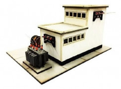 Sub-Estacao Eletrica - Modelo 1 - 1:87 - HO DIO STUDIOS