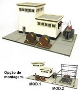 Sub-Estacao Eletrica - Modelo 1 - 1:87 - HO DIO STUDIOS