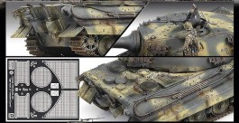 Tanque German King Tiger - Last Production             13229 ACADEMY