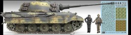 Tanque German King Tiger - Last Production             13229 ACADEMY