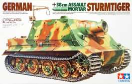 Tanque German Sturmtiger 38 cm Assault Mortar RW 61 Auf Stur - TAMIYA