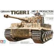Tanque German Tiger I - Mid Production - TAMIYA