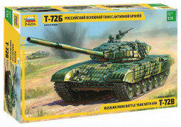 Tanque Russian T-72B with ERA - Russian Main Battle Tank - ZVEZDA