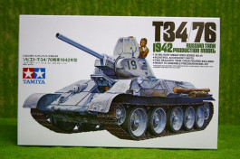 Tanque T-34/76 1942 - Russian Tank 1942 Production Model - TAMIYA