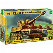 Tanque Tiger I Ausf.E- German Heavy Tank - Early Production - ZVEZDA Tanque Tiger I Ausf.E- German Heavy Tank - Early Production - ZVEZDA