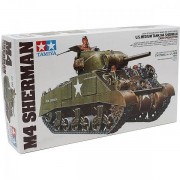 Tanque U.S.Medium Tank M4 - Sherman - (Early Production) - TAMIYA Tanque U.S.Medium Tank M4 - Sherman - (Early Production) - TAMIYA
