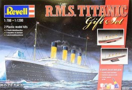 TITANIC GIFT SET - 2 KITS C/TINTAS, PINCEIS E COLA 05727 - REVELL ALEMA TITANIC GIFT SET - 2 KITS C/TINTAS, PINCEIS E COLA 05727 - REVELL ALEMA