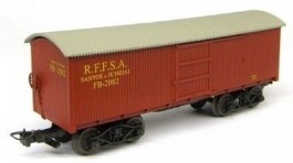 Vagão Fechado Antigo EFSJ - 2078 - FRATESCHI
