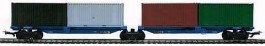 Vagao Porta Container CVRD - 2075 - FRATESCHI Vagao Porta Container CVRD - 2075 - FRATESCHI