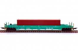 Vagao Porta Container PRT - Double Stack - Brado Logistica - - FRATESCHI Vagao Porta Container PRT - Double Stack - Brado Logistica - - FRATESCHI
