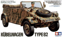 VW Volkswagen Kubelwagen Type 82 - Staff Car - TAMIYA